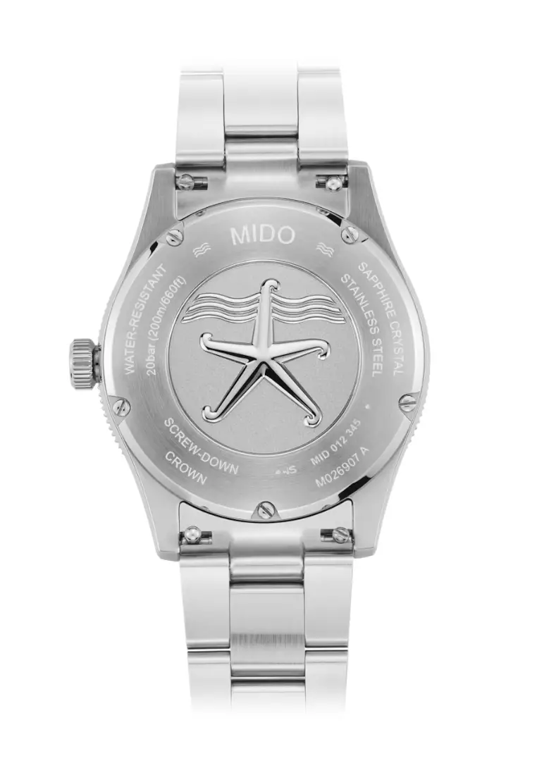 MIDO 瑞士美度 Ocean Star 39 藍色漸層錶盤精鋼錶帶自動機械腕錶 M0269071104100