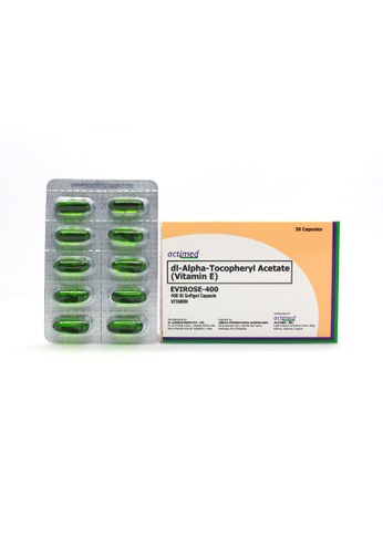 Buy Actimed Vitamin E Softgel Capsule 400i U Box Of 30 Capsules 21 Online Zalora Philippines