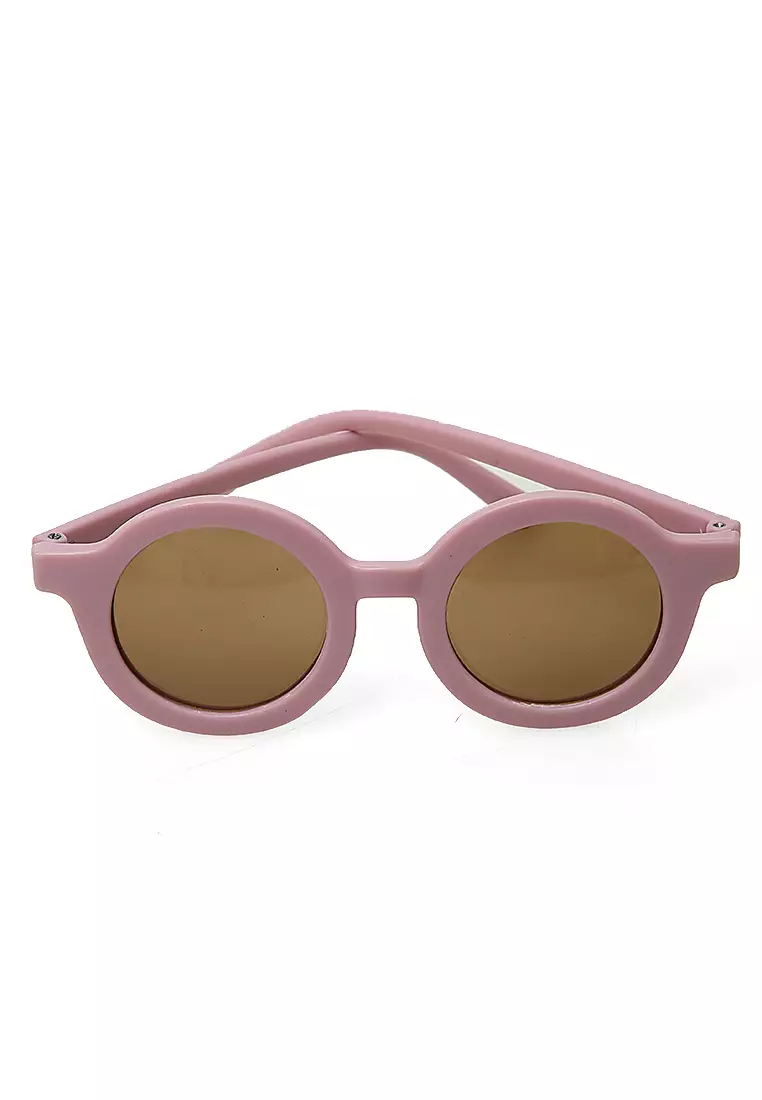 Ulrico Kacamata Anak Unisex UV Protection Kids Sunglasses Cute Design Material Plastic ORIGINAL - Purple