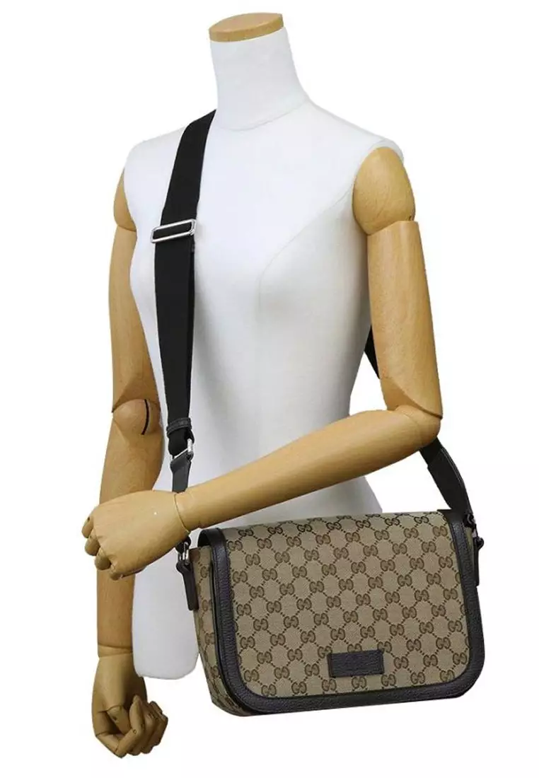 Shop GUCCI Logo Outlet Unisex Nylon Monogram Messenger & Shoulder Bags  (449183) by DeeIneAnne