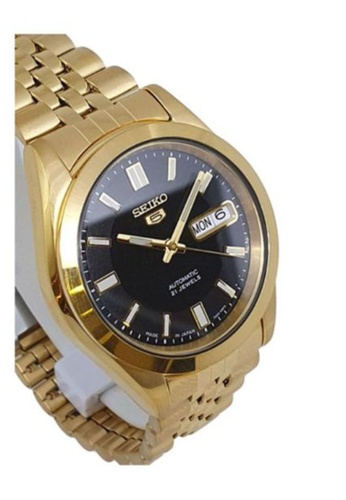SEIKO Seiko 5 Men's Gold Stainless Steel Automatic Watch SNKF86J 2023 | Buy  SEIKO Online | ZALORA Hong Kong