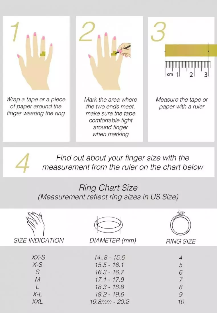 Belle Heart Ring (White Gold) - Cincin Crystal Swarovski® by Her Jewellery