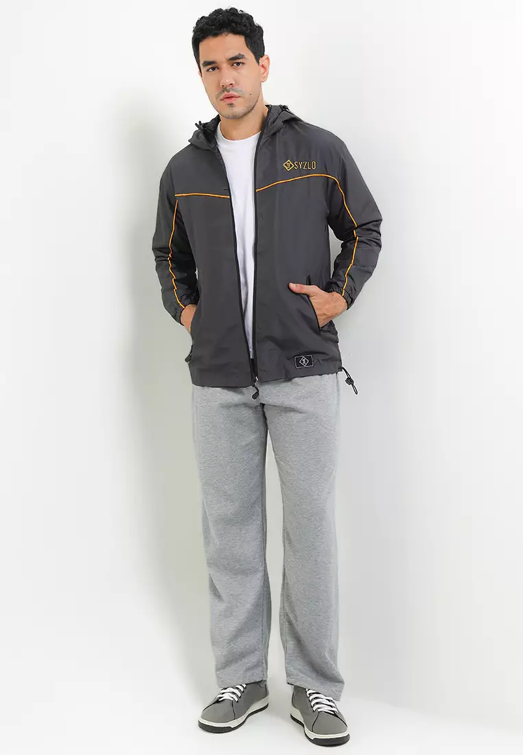 SYZLO Jaket Outdoor Packable Bisa Dilipat Jadi Tas - Grey