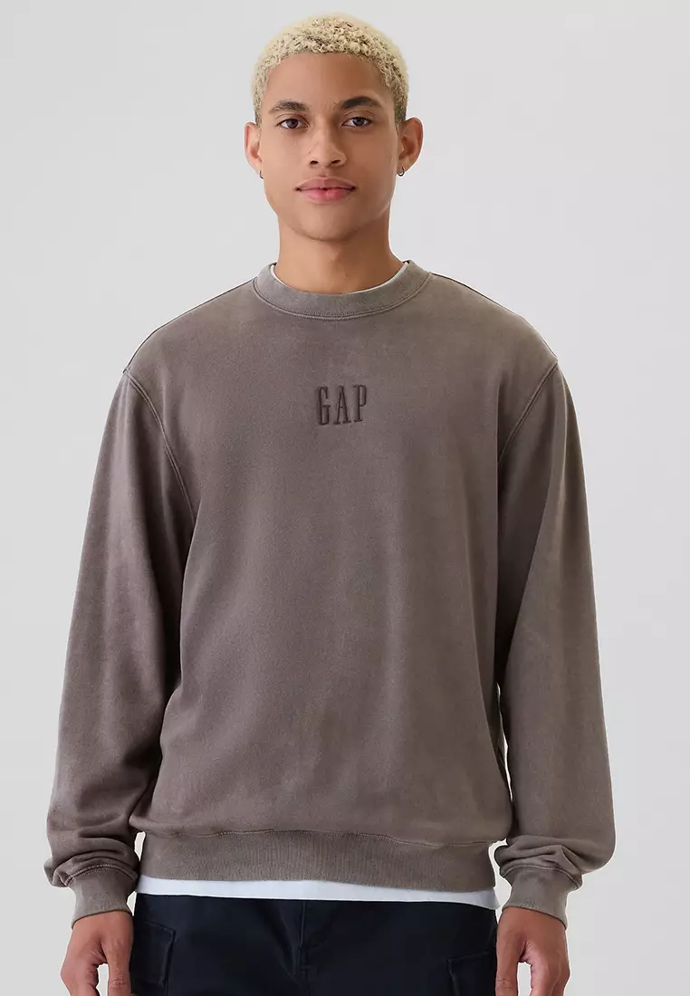 Gap logo crewneck sweatshirt on sale
