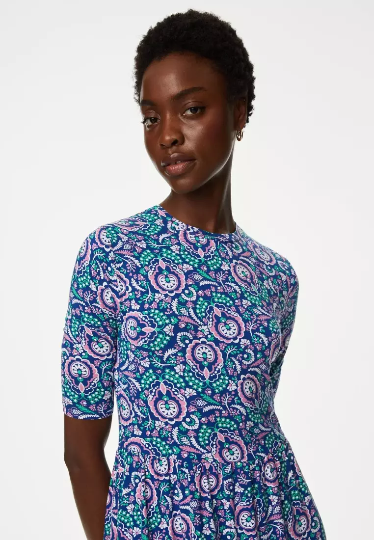 Jersey knee hotsell length dress