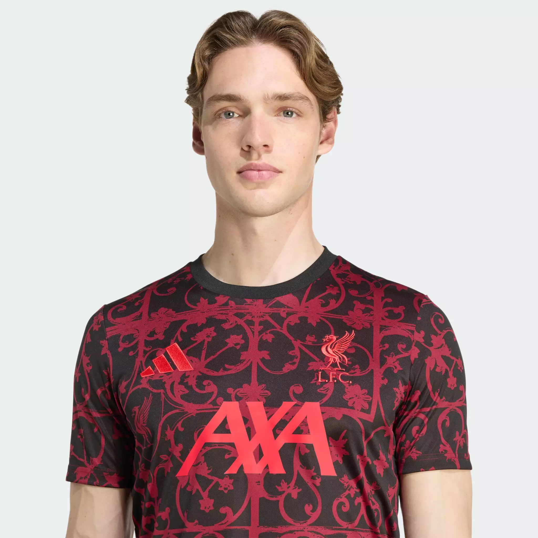 Liverpool FC adidas 25/26 Pre-Match Jersey - LFC Jersey Original Pria