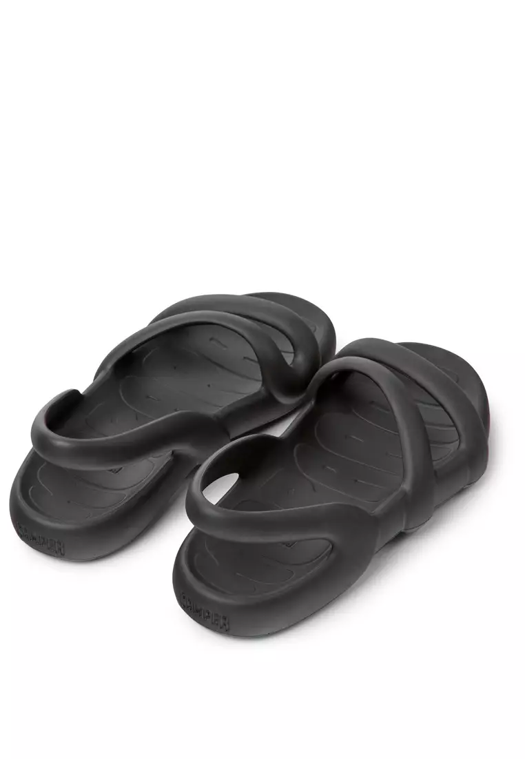 サンダル CAMPER Men Sandals Grey K100957-014 KOBARAH FLAT 0 Kobarah Grey Sandals for Men - Spring/Summer collection