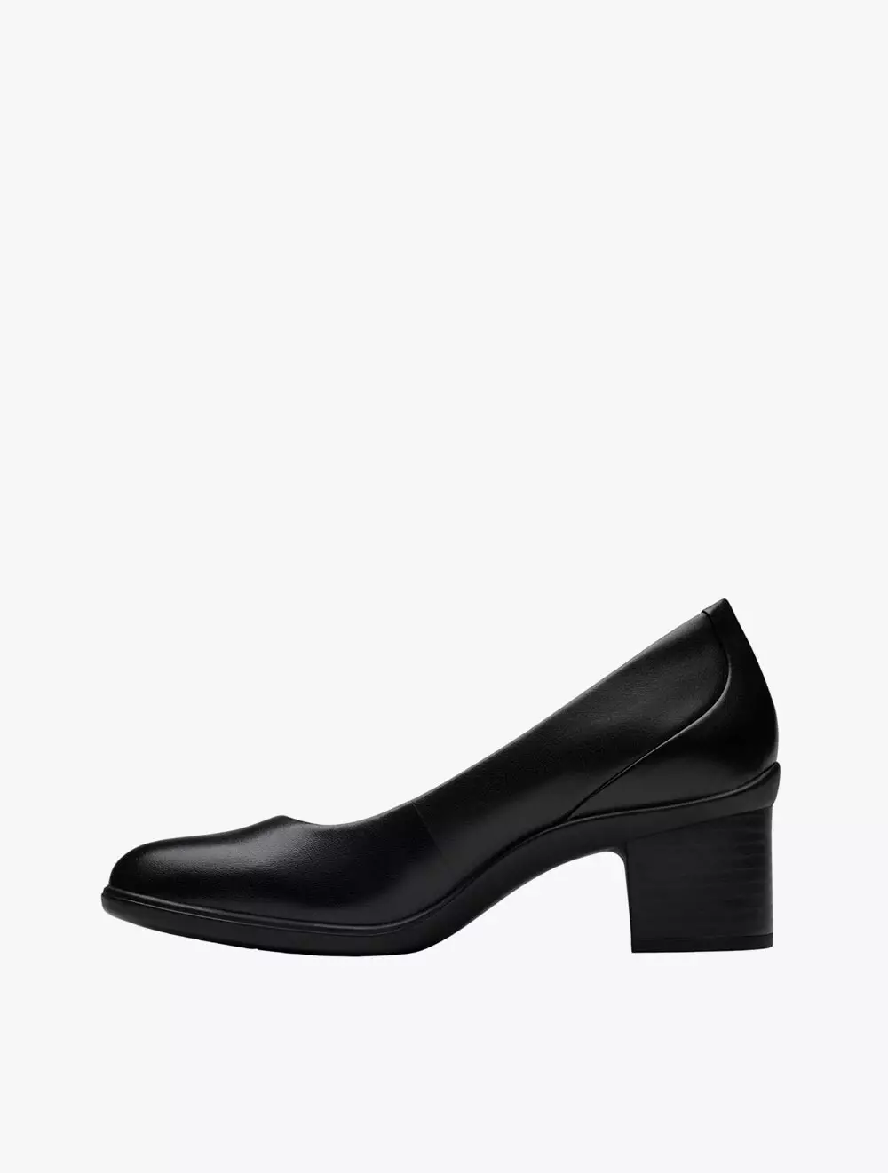 Clarks Shaya Poppy Black Leather