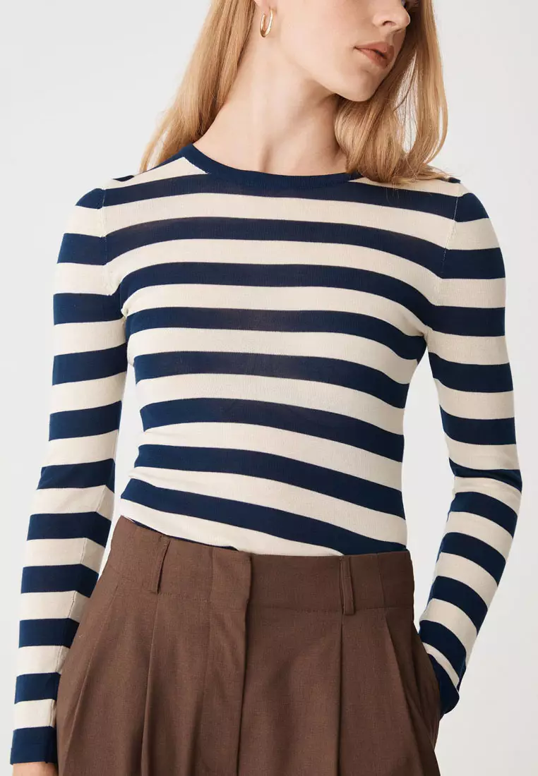 Lana Stripe Knit Top
