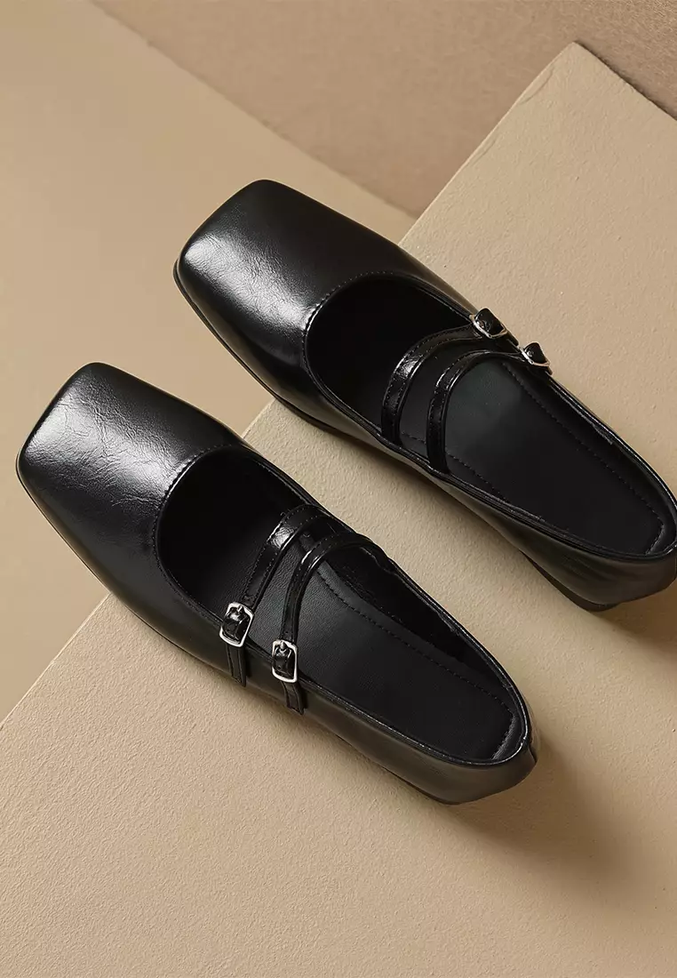 Double Strap Mary Jane Shoes WW8393-1