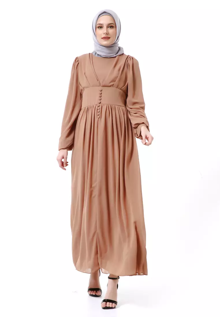 Zalora long cheap dress muslimah