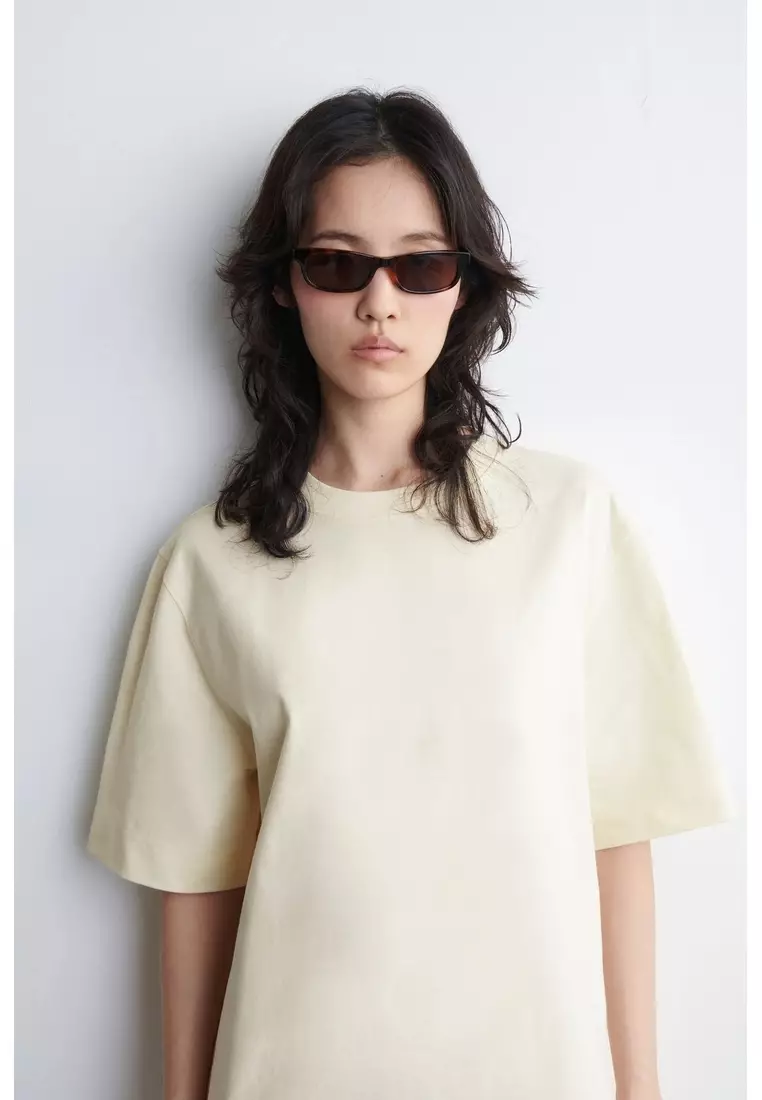 COTTON MINI T-SHIRT DRESS