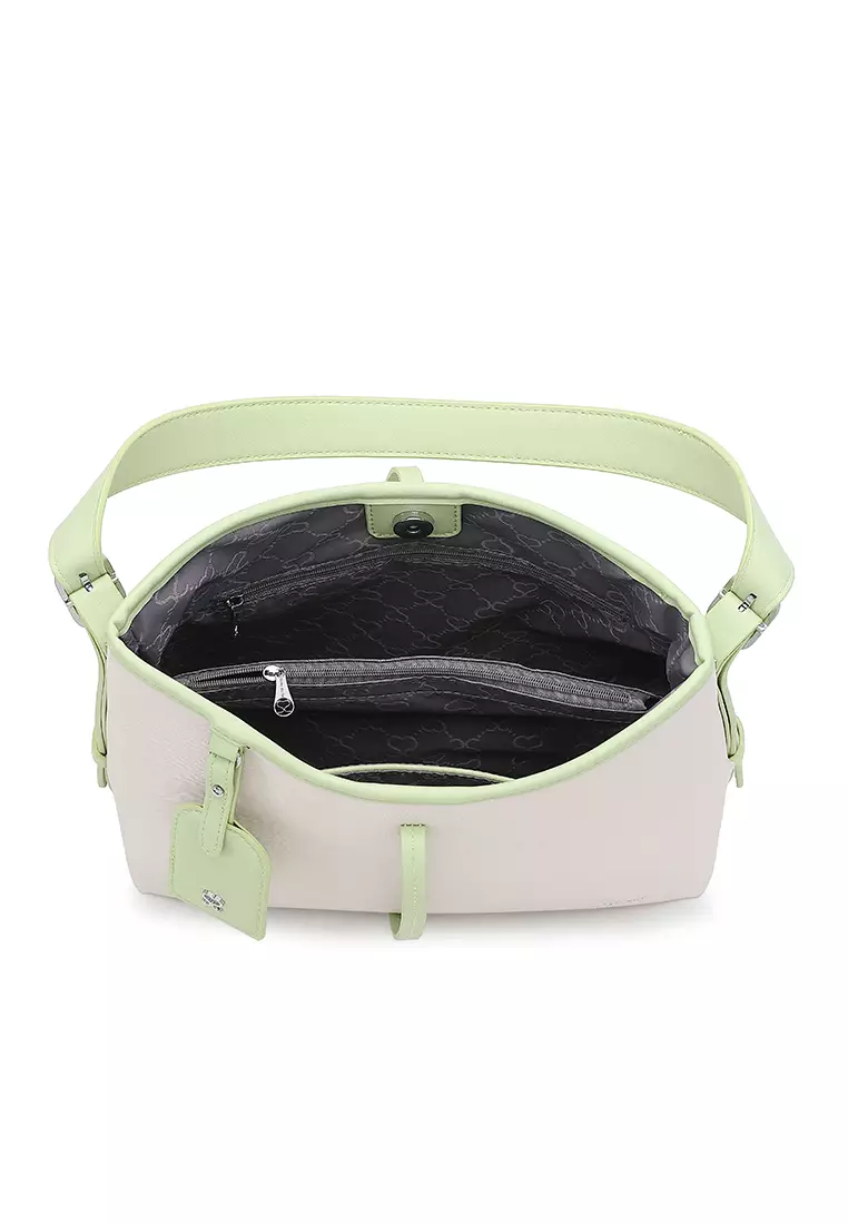 Women's Shoulder Bag / Top Handle Bag - Green