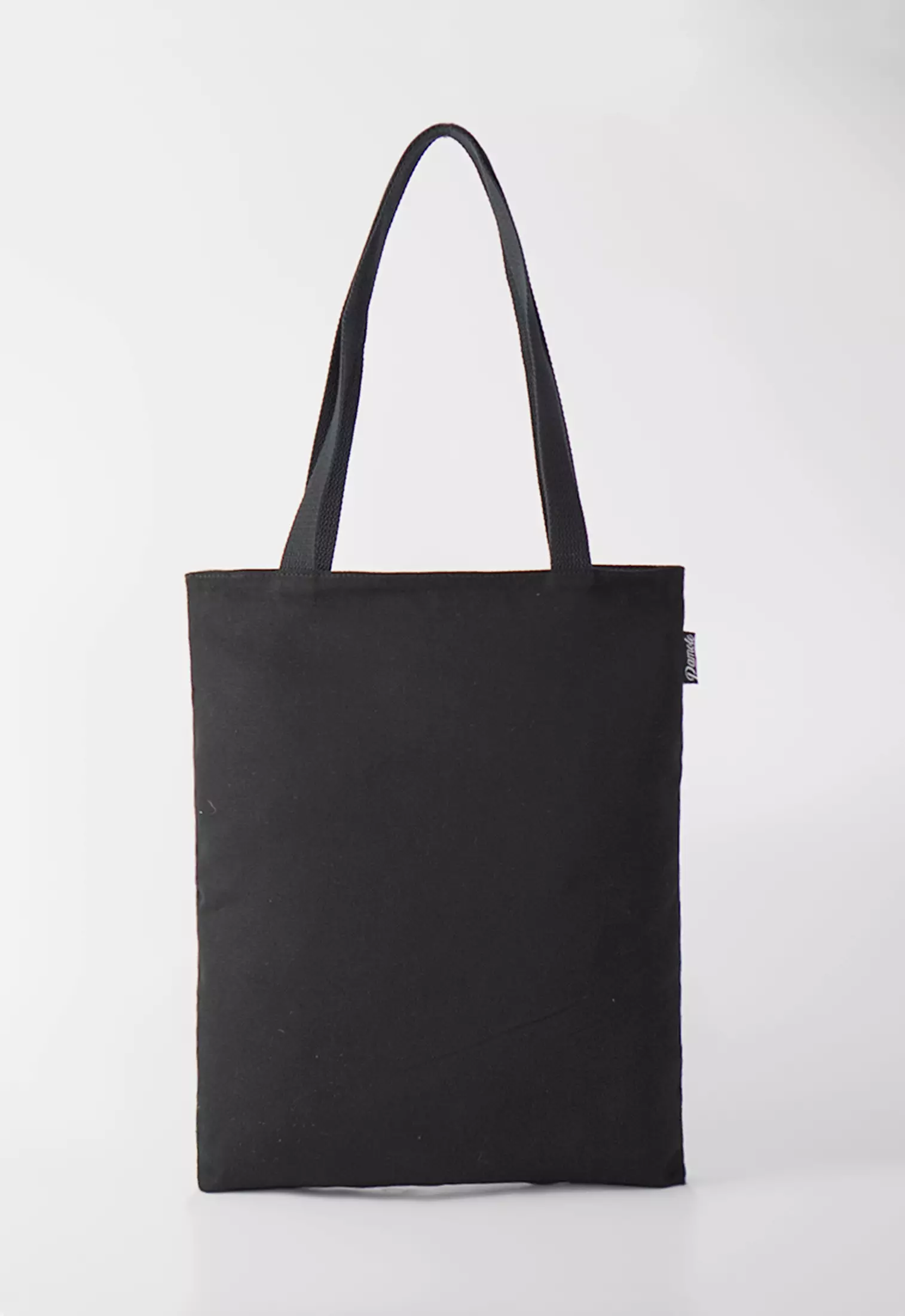 Tas Tote Bag Wanita Bahan Kanvas Penutup Resleting Anna Line