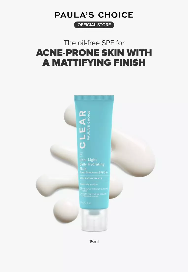 Buy Paula's Choice Clear UltraLight Daily Fluid SPF 30+ 60 ml Online ZALORA Malaysia