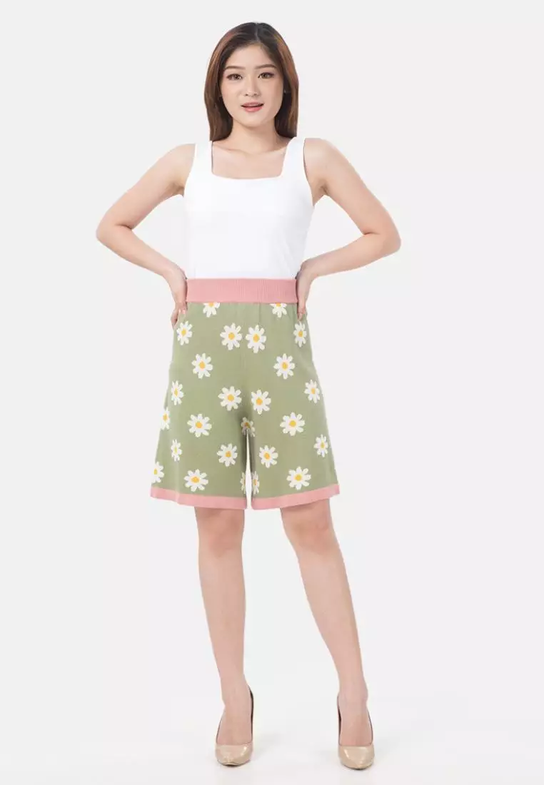 Alesya Flower Pattern Pants