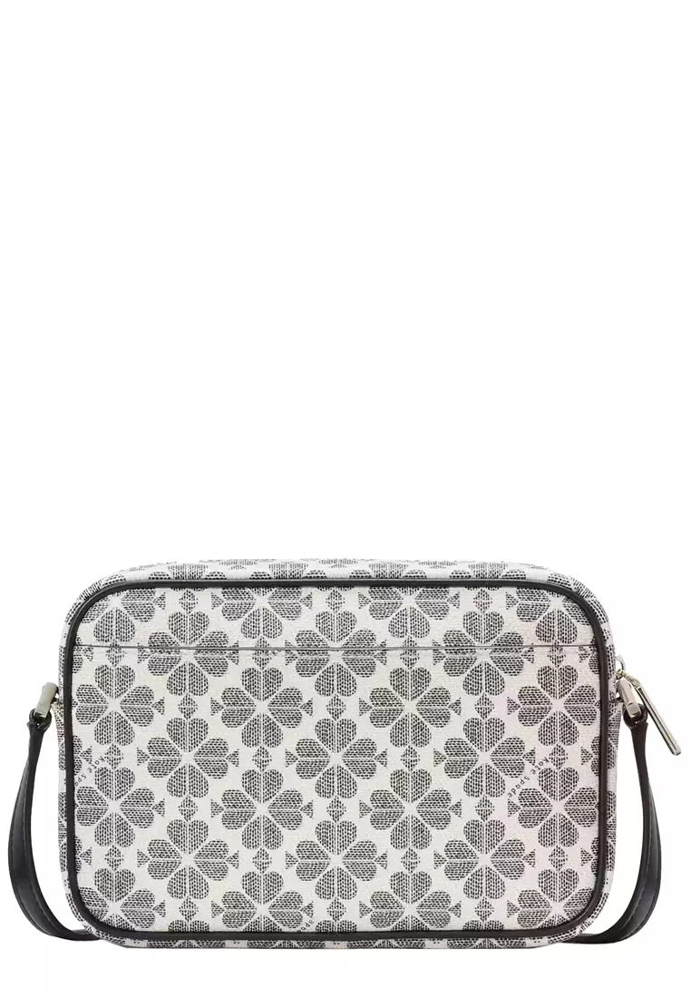 Signature Spade Flower Mini Camera Bag in Black Multi KG489