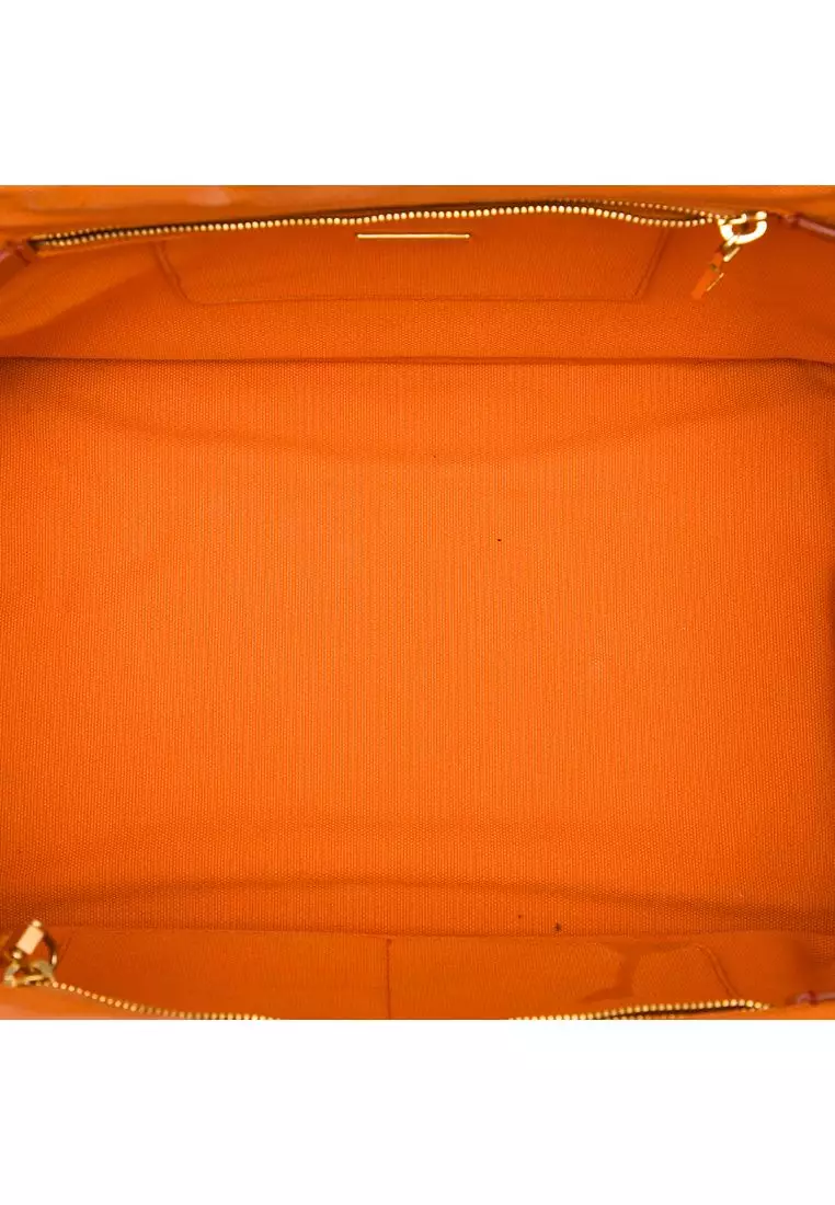 Pre-Loved Prada Canvas Canapa Bijoux Satchel