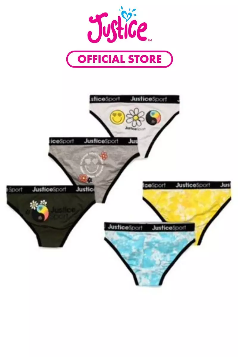 Jual Justice Justice Girls Bikini Underwear 5Pk Celana Dalam