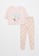 LC WAIKIKI pink Crew Neck Spongebob Printed Short Sleeve Cotton Women's Pajamas Set 1EA98AA1920D5EGS_6