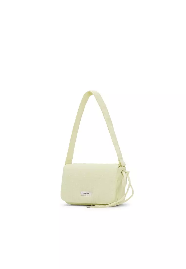 Tracey Puffy Plush Bow Crossbody