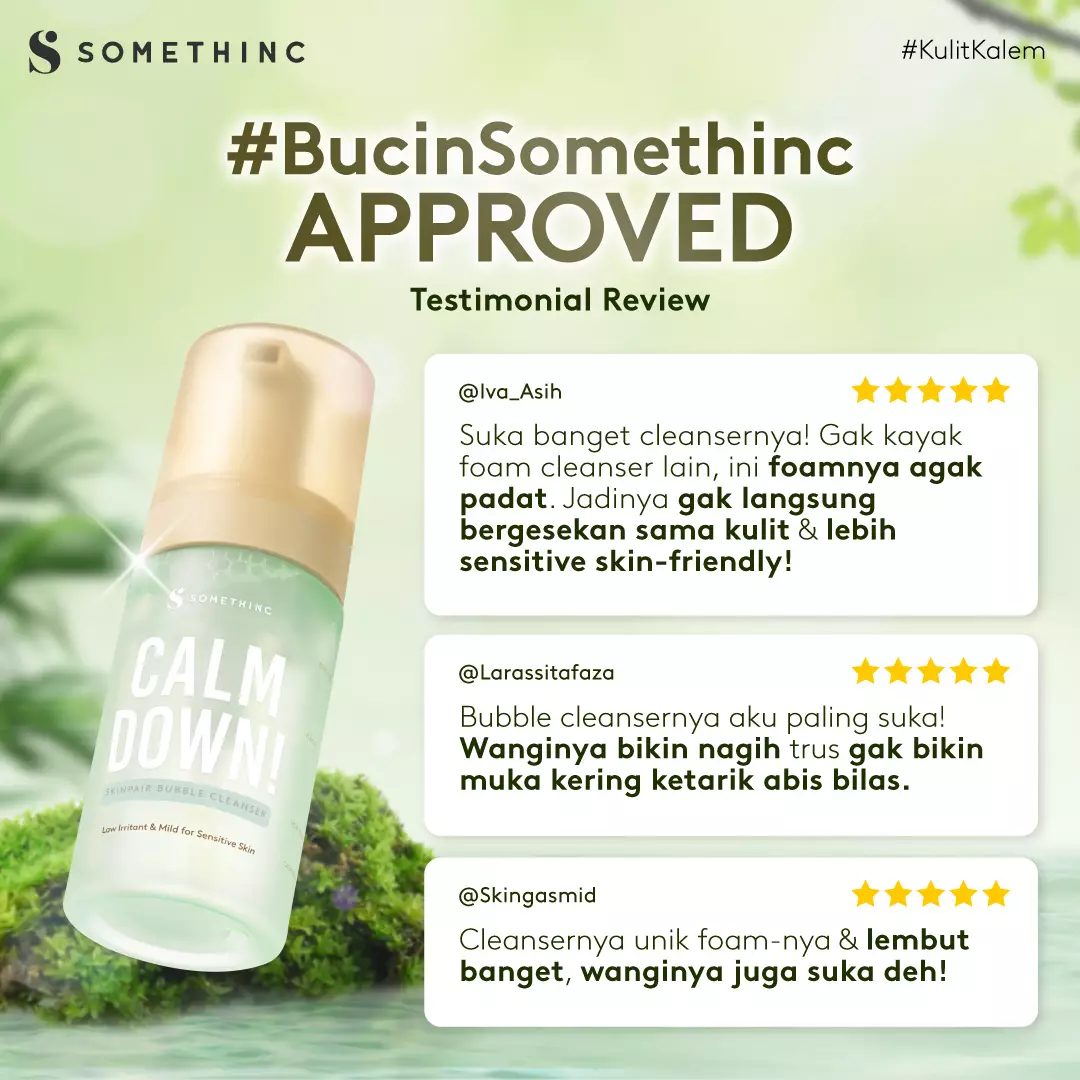 SOMETHINC Calm Down! Skinpair Bubble Cleanser