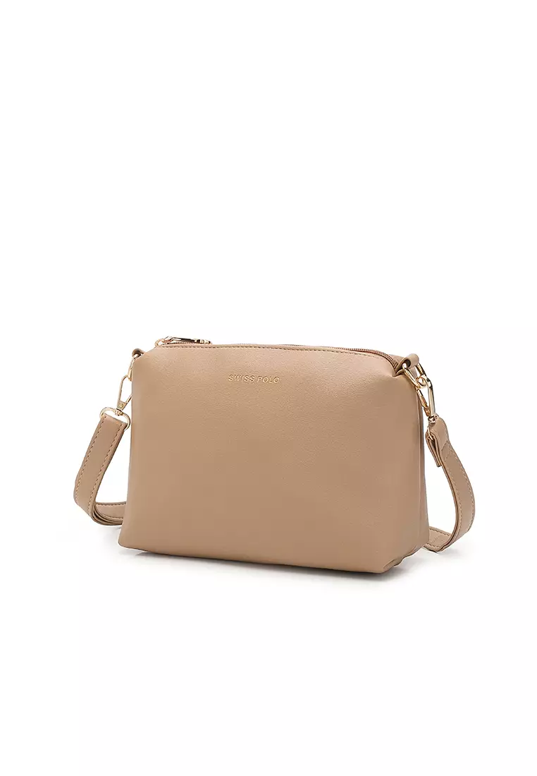 Women's Sling Bag / Crossbody Bag - Apricot