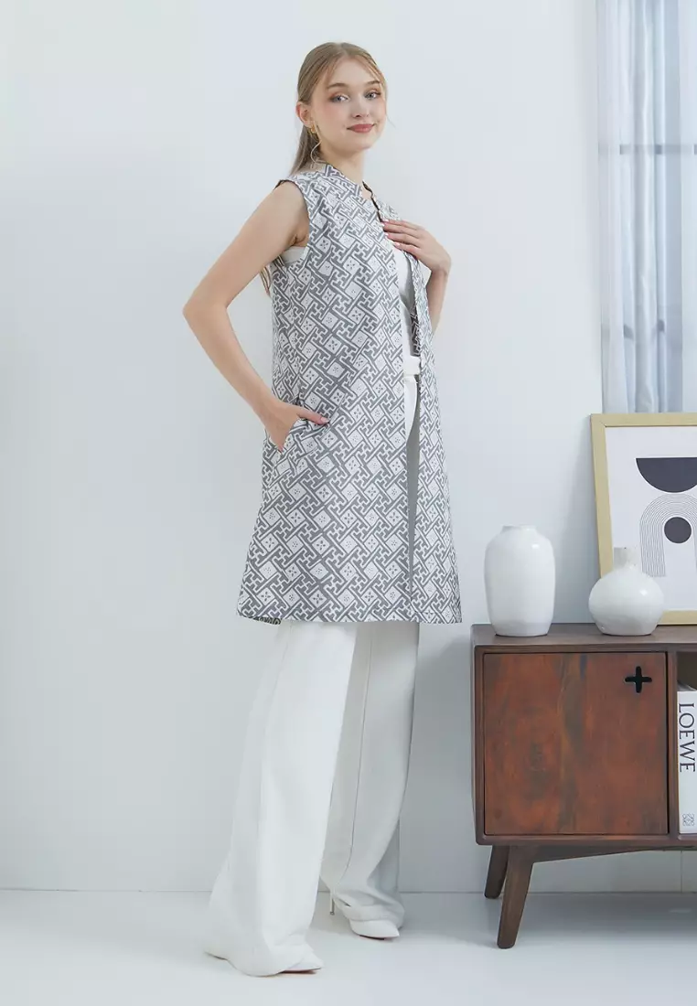 Nayara Outer Batik Fey Katun Abu Muda