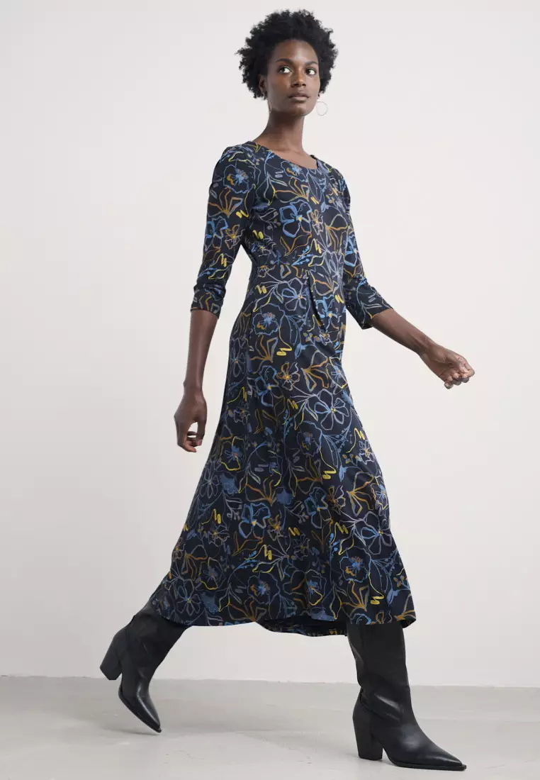 Seasalt Cornwall Navy Veronica Dress