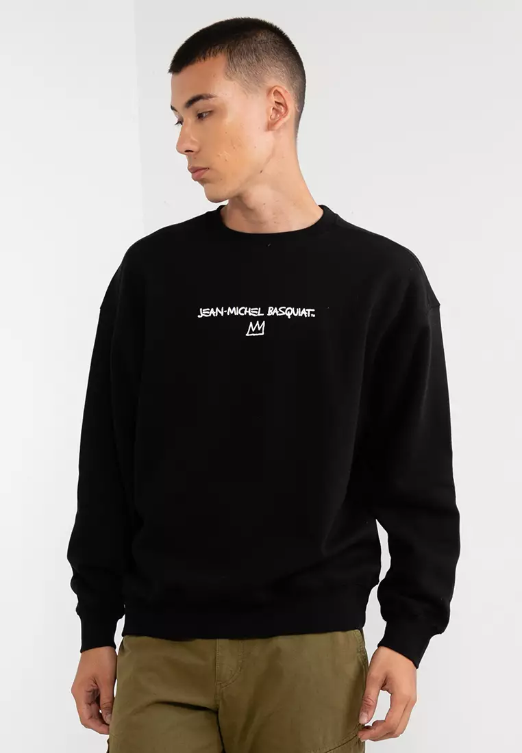 Buy Cotton On Basquiat Oversized Crew Sweater 2024 Online | ZALORA ...