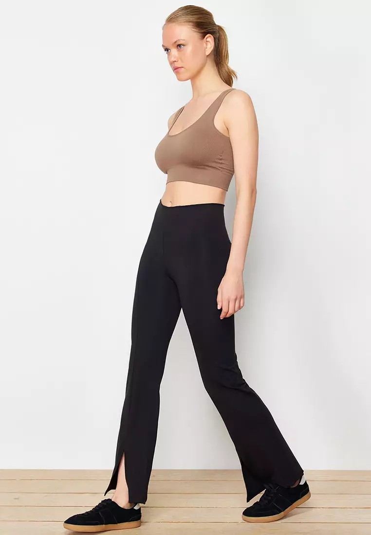Slit Flare Pants