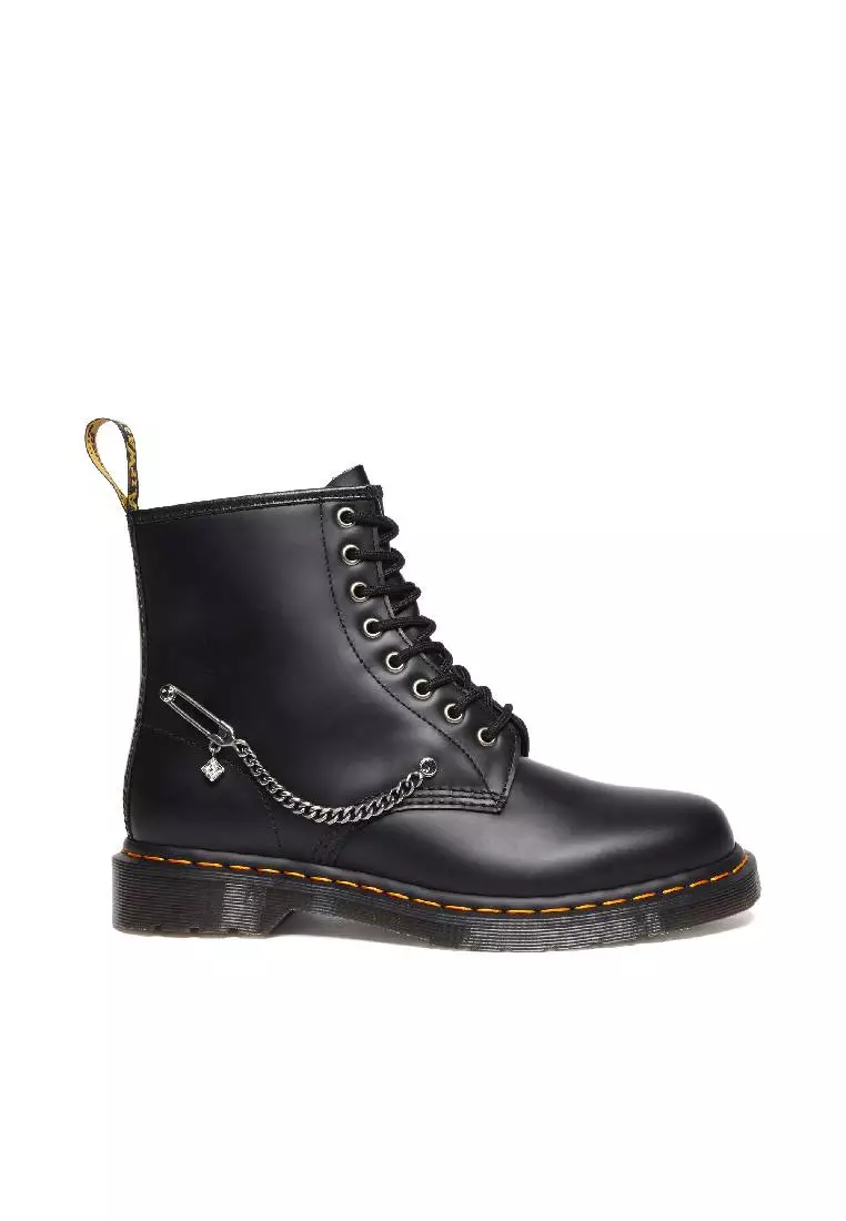 Discount on Dr. Martens  shoes - SKU: 1460 Swarovski Leather Lace Up Boots