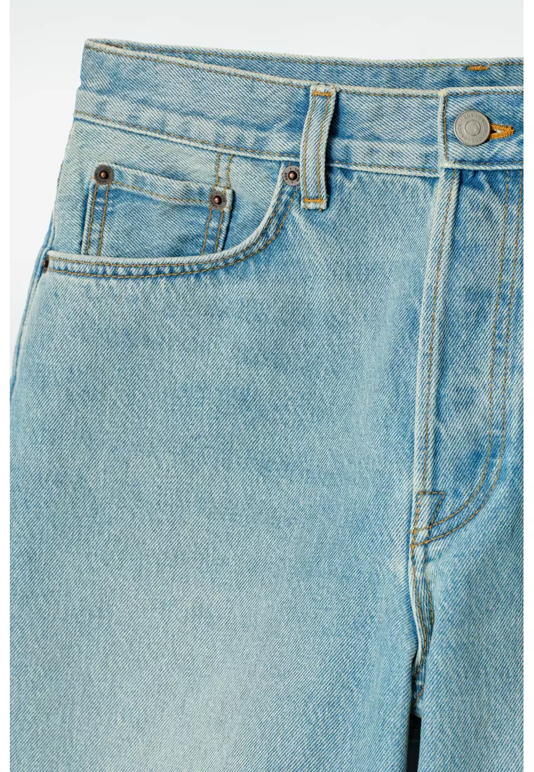 LONGLINE DENIM SHORTS