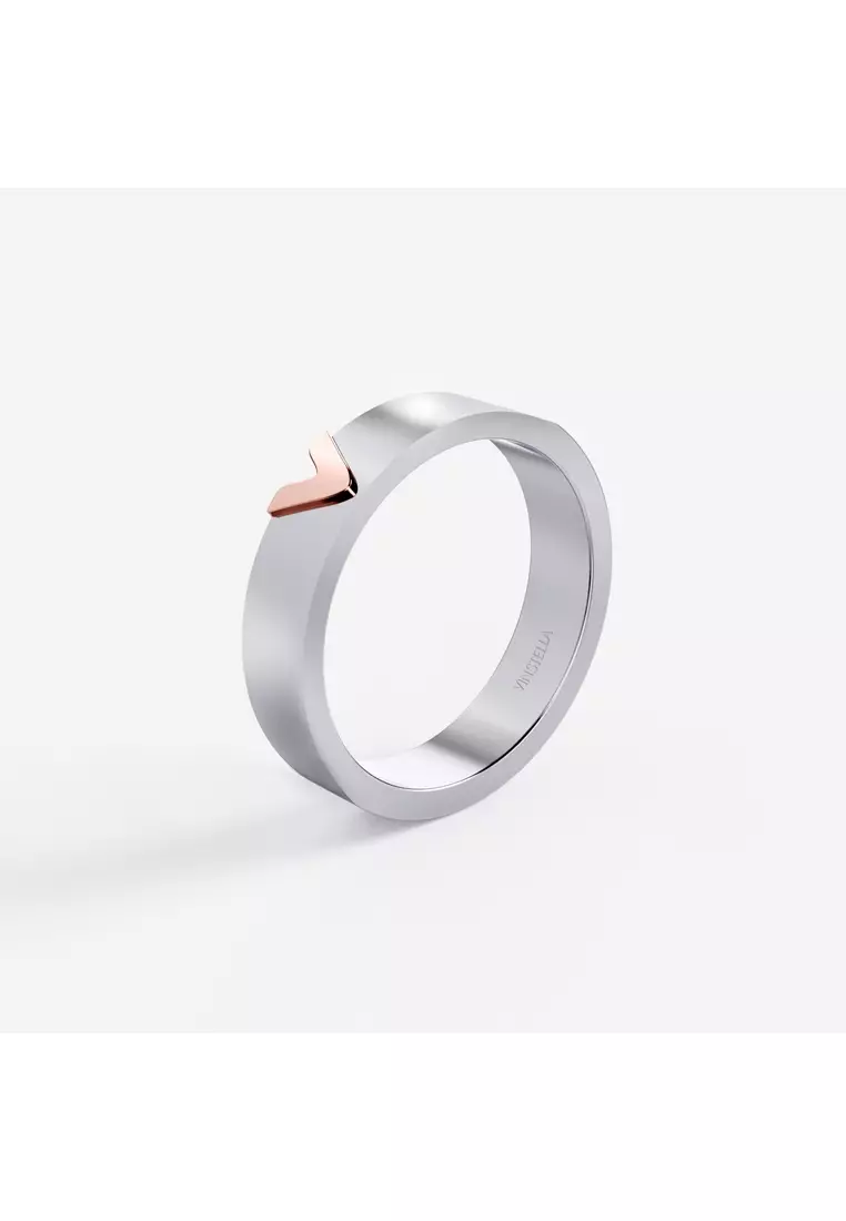 Vinstella Together With You Dual Colour Couple Ring