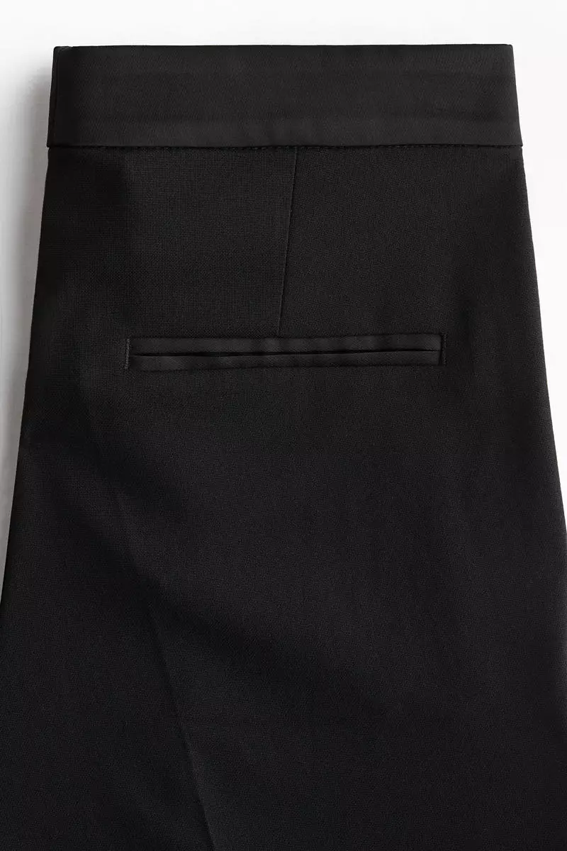 Flared tailored trousers