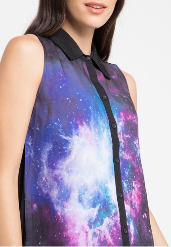 Jual Logo Jeans Galaxy Sleeveless Shirt Original ZALORA 