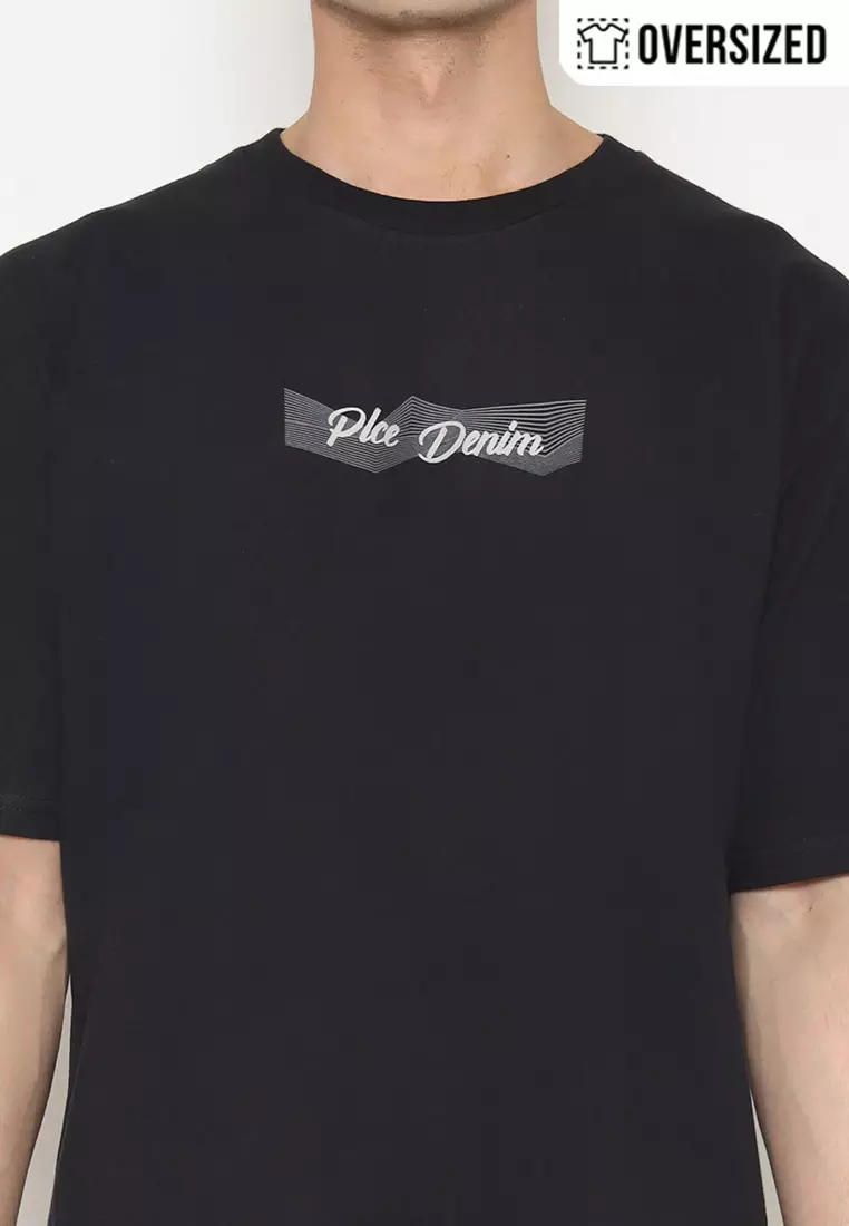 POLICE T-Shirt Cotton Oversized Pria 2079260021