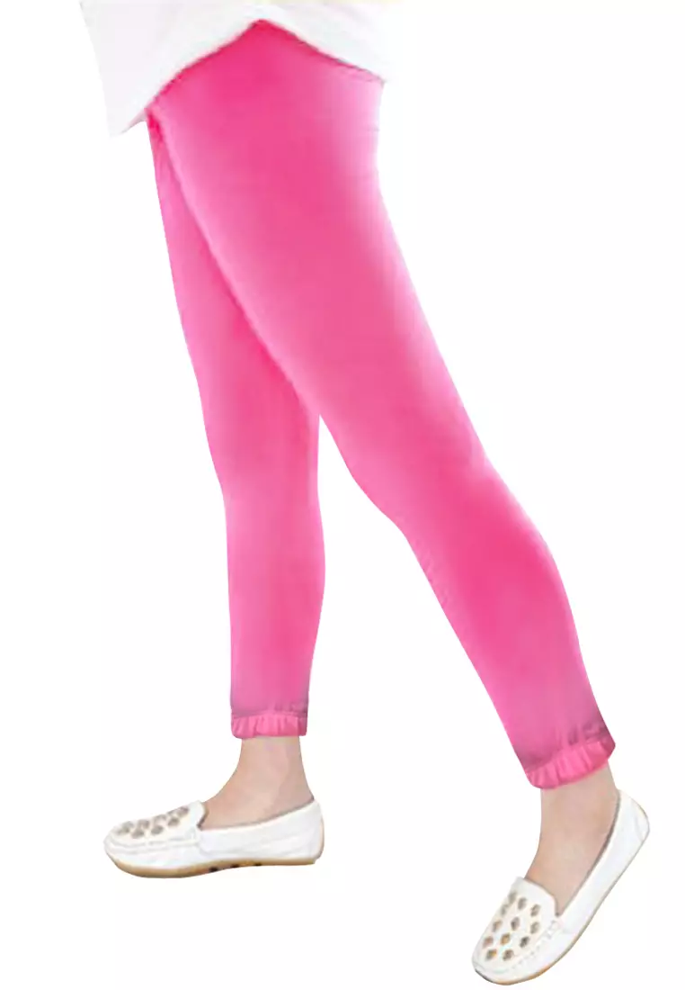 Two Mix Celana Legging Anak Perempuan / Celana Joger Anak Bahan Kaos Usia 1-12 Tahun 4184 Ungu