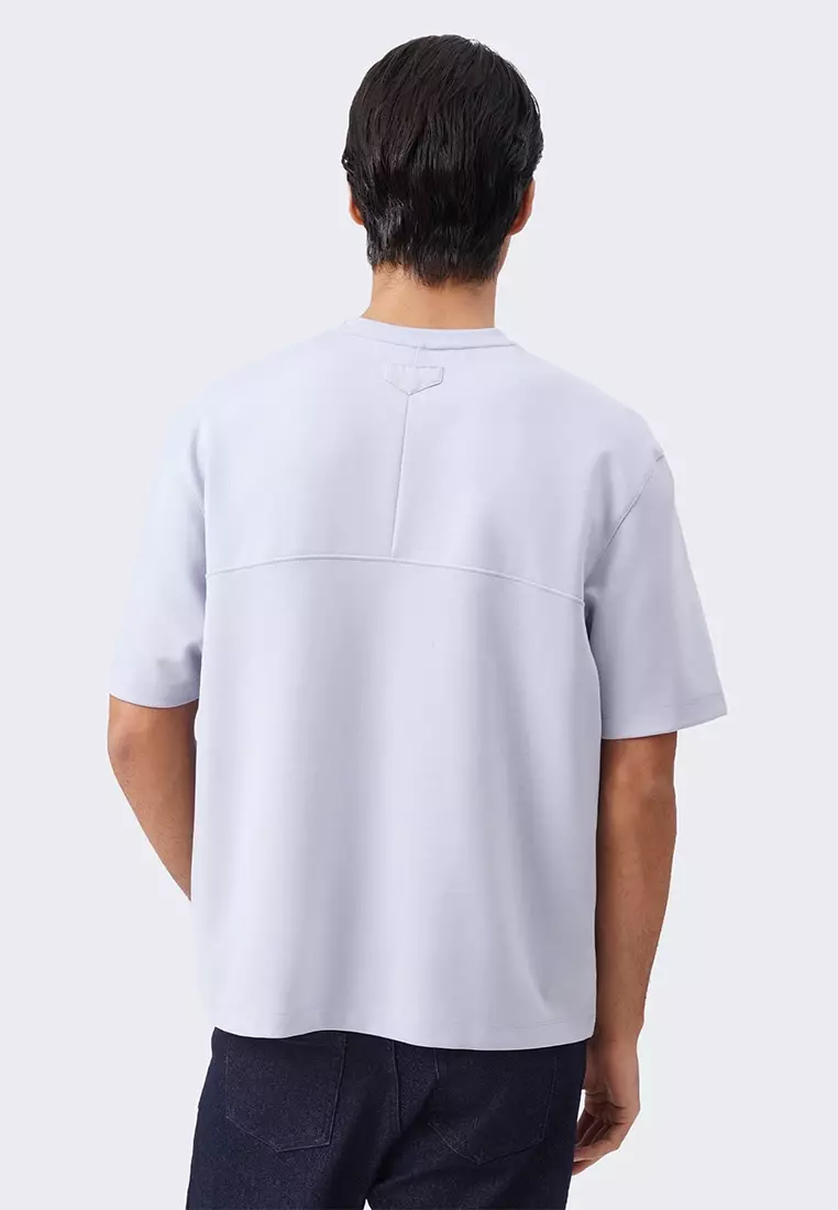 Men's Back Yoke Cut and Sew T-Shirt
