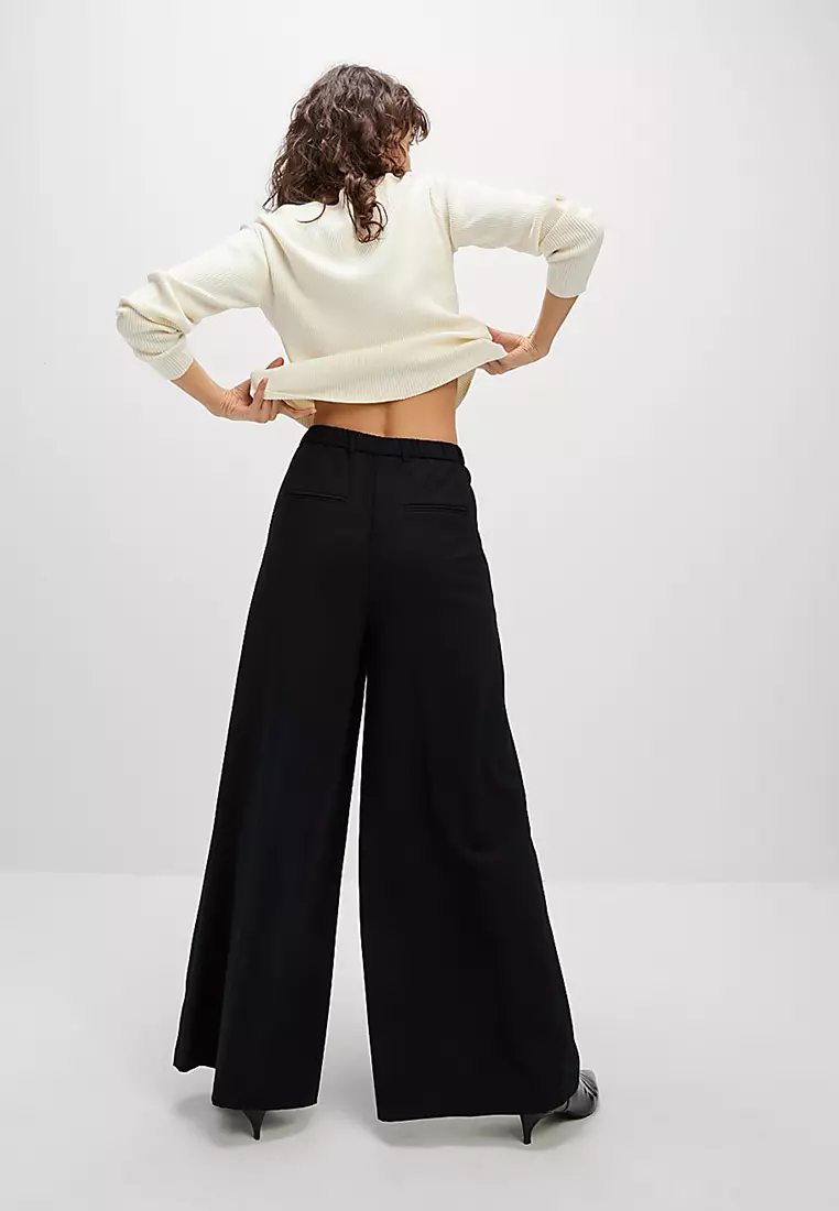 Palazzo Wide Leg Trousers