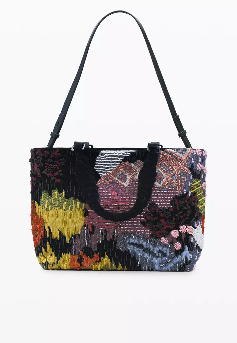 Medium beaded shoulder bag