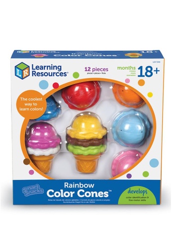 Learning Resources Learning Resources Smart Snacks Rainbow Color Cones - Counting, Matching, Colours, Maths, Fine Motor Skills 8F093TH3981590GS_1