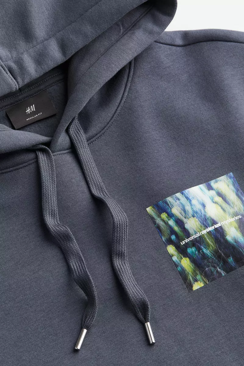 Regular Fit Printed hoodie