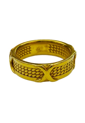 LITZ gold LITZ 916 (22K) Gold Ring 戒指 CGR0112 (7.97g+/-) 5181CAC7CA832CGS_1
