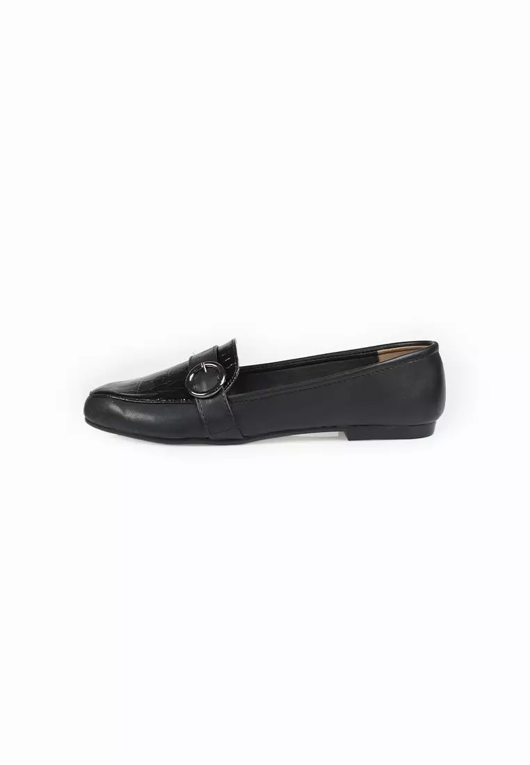 SEIS Fly Sepatu Flatshoes Wanita - BLACK