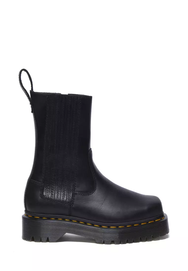 Discount on Dr. Martens  shoes - SKU: Amaayah Lo Leather Boots Black Women