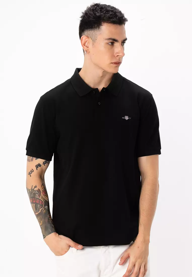 Regular Fit Shield Piqué Polo Shirt