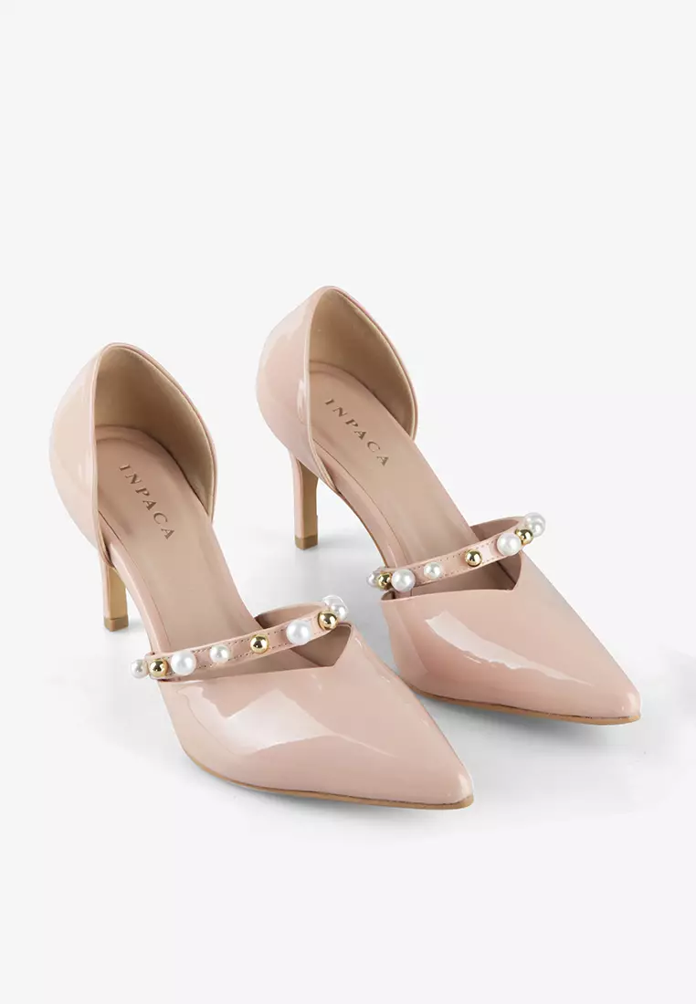 Kasia Pump Heels Stiletto with Pearls