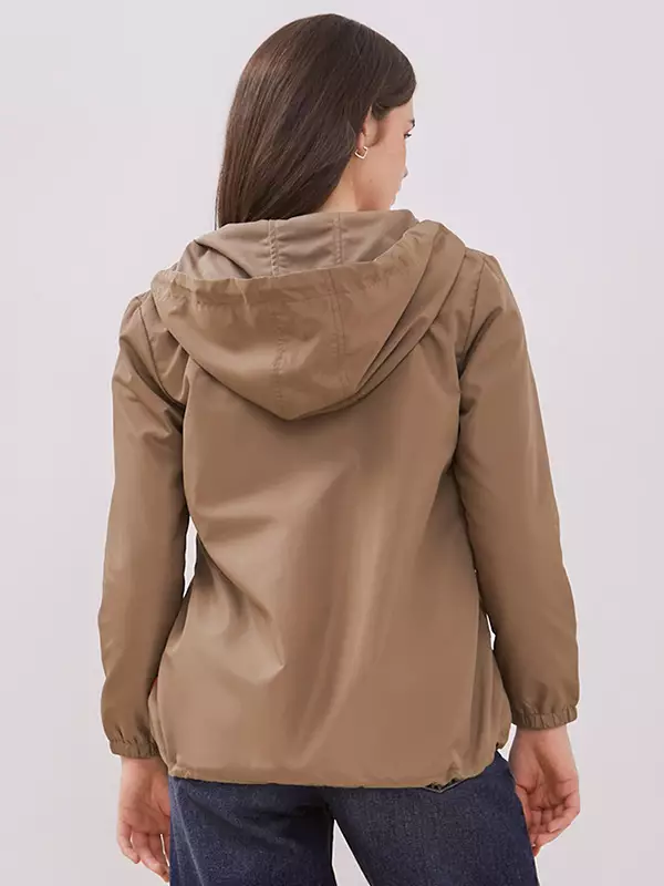 DUST Jaket Parasut Arla Coklat (D.56174)