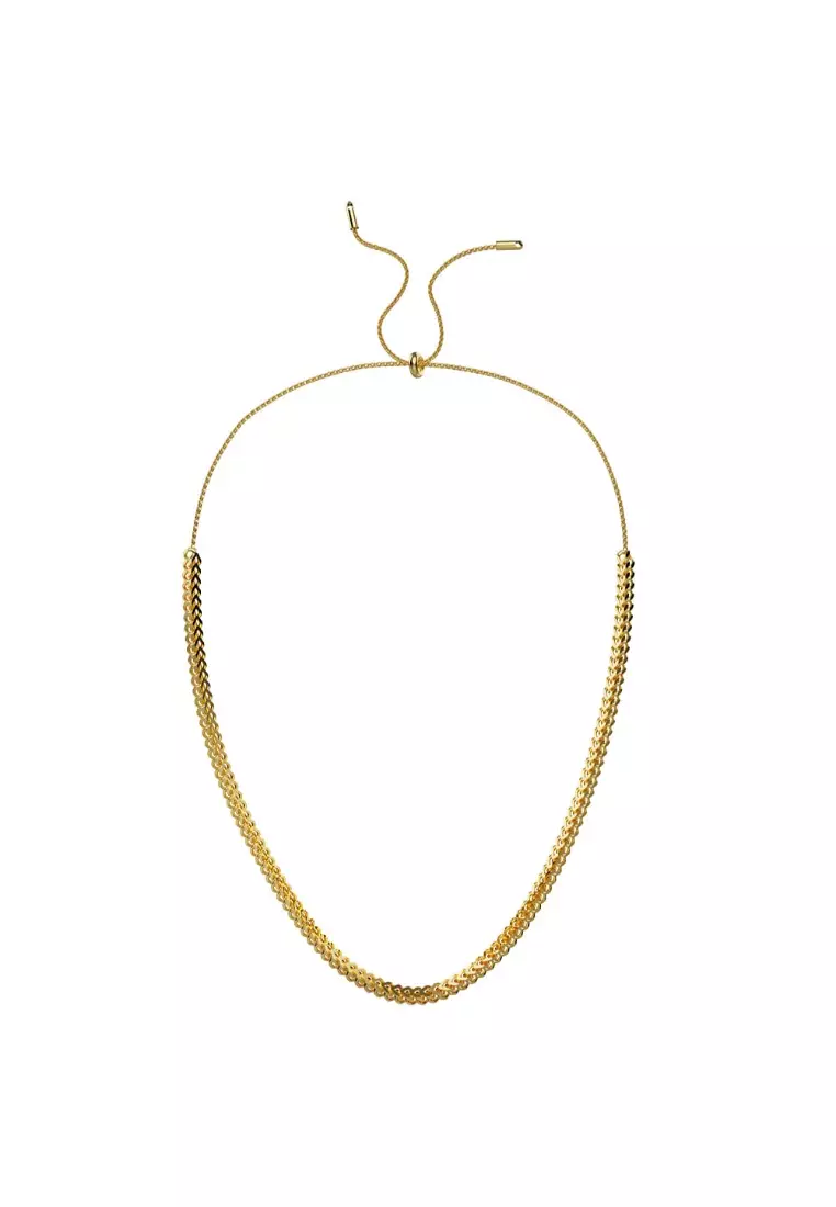 Buy Bullion Gold BULLION GOLD Corsetted Chain Necklace Online